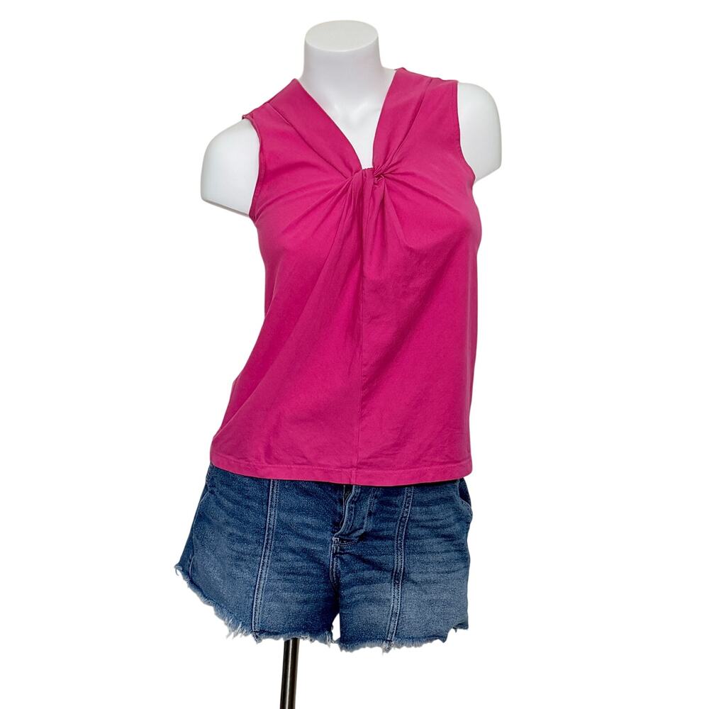 Petite Talbots Sleeveless Tank Pink barbiecore academia casual preppy flowy